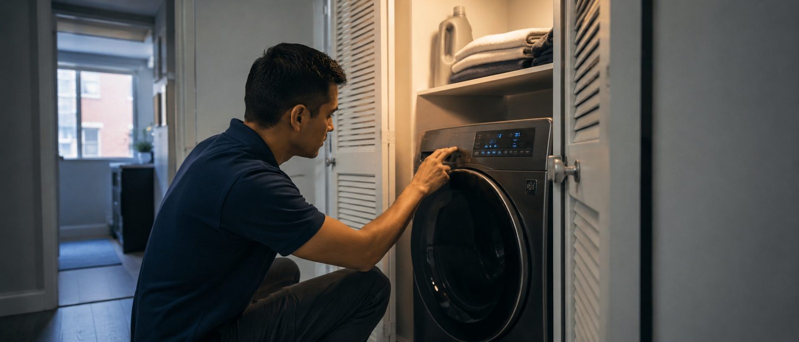 Centro de lavado de ropa reparado por un técnico en Bogotá